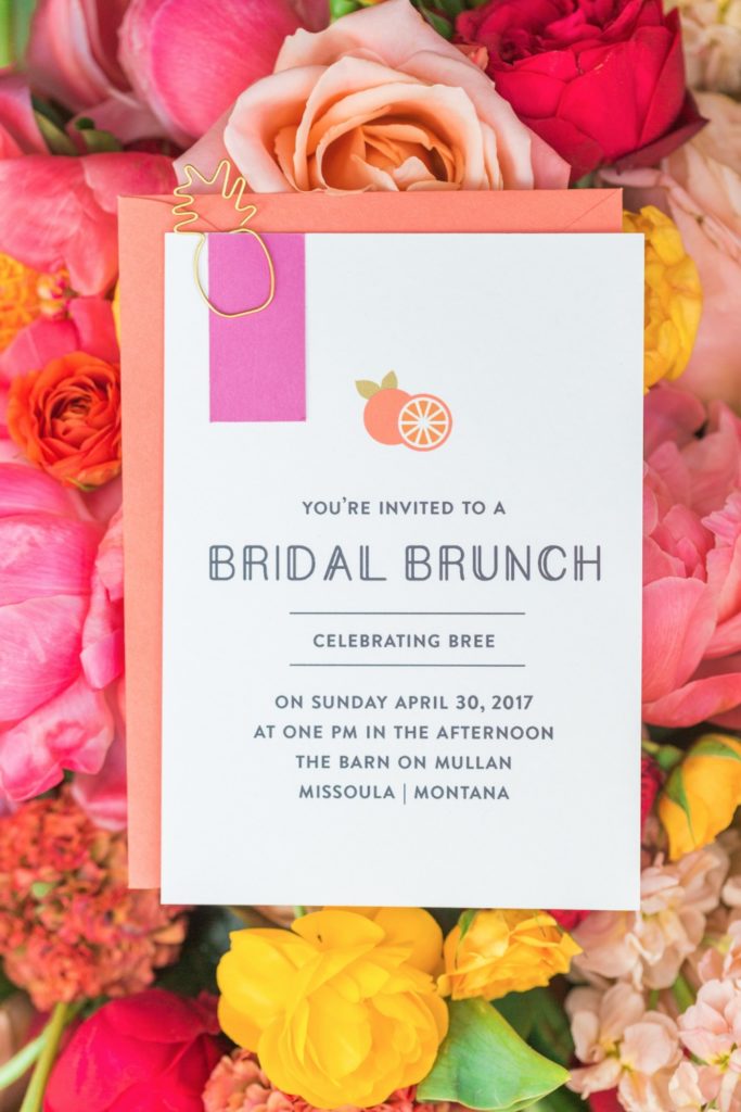 hot pink bridal brunch montana bridal shower invitations soiree 99 events