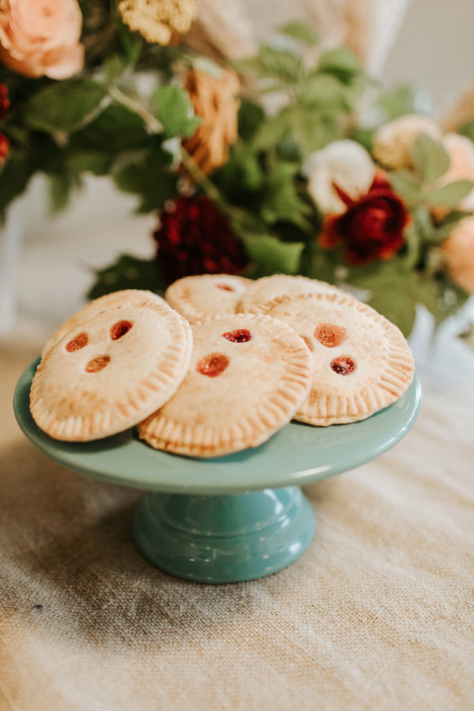 Hand PIes at a Rustic Wedding
