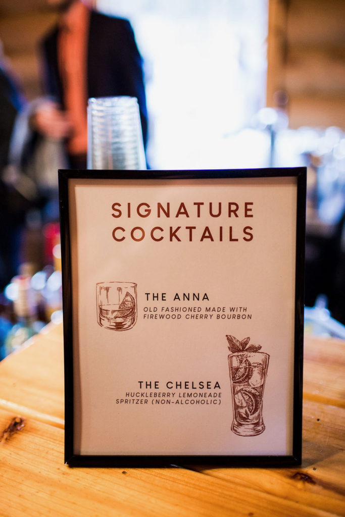 speciality cocktails are a fun wedding trend.