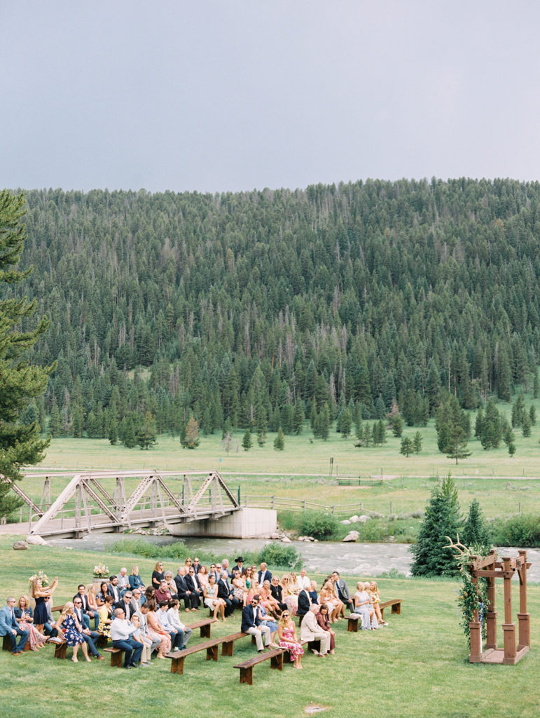 how to plan a wedding without a wedding planner  - ceremony site view